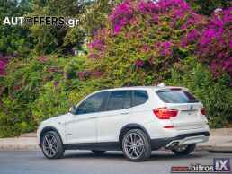 Bmw X3 PANORAMA-ΔΕΡΜΑ-NAVI X-DRIVE 20D AUTO 190HP '16