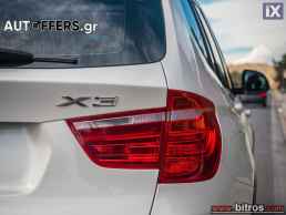 Bmw X3 PANORAMA-ΔΕΡΜΑ-NAVI X-DRIVE 20D AUTO 190HP '16