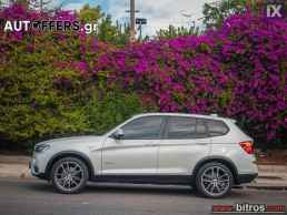 Bmw X3 PANORAMA-ΔΕΡΜΑ-NAVI X-DRIVE 20D AUTO 190HP '16