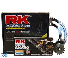 Σετ Γρανάζια Με Αλυσίδα RK KRO Για Kawasaki KLE 500 96-05 11205378