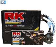 Σετ Γρανάζια Με Αλυσίδα RK KRO Για Kawasaki KLE 500 96-05 11205378