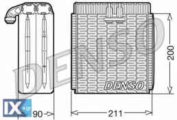 Εξαεριωτής, σύστημα κλιματισμού DENSO DEV12001