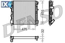 Ψυγείο, ψύξη κινητήρα DENSO DRM23015