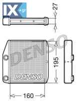 Εναλλάκτης θερμότητας, θέρμανση εσωτερικού χώρου DENSO DRR09075