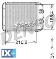 Εναλλάκτης θερμότητας, θέρμανση εσωτερικού χώρου DENSO DRR23014