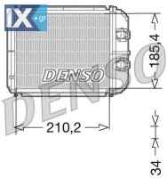 Εναλλάκτης θερμότητας, θέρμανση εσωτερικού χώρου DENSO DRR23014