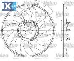 Βεντιλατέρ, ψύξη κινητήρα VALEO 698610