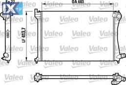 Ψυγείο, ψύξη κινητήρα VALEO 732617