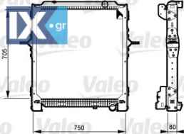 Ψυγείο, ψύξη κινητήρα VALEO 733548