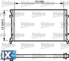 Ψυγείο, ψύξη κινητήρα VALEO 734335