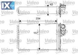 Εναλλάκτης θερμότητας, θέρμανση εσωτερικού χώρου VALEO 812215