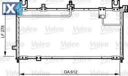 Συμπυκνωτής, σύστ. κλιματισμού VALEO 814253