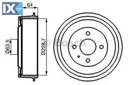 Ταμπούρο BOSCH 0986477012