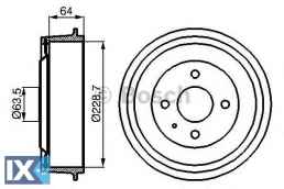 Ταμπούρο BOSCH 0986477012