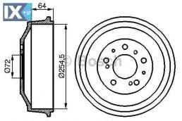 Ταμπούρο BOSCH 0986477031