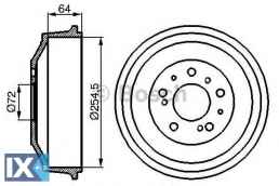 Ταμπούρο BOSCH 0986477031