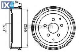 Ταμπούρο BOSCH 0986477033