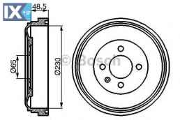 Ταμπούρο BOSCH 0986477036