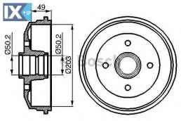 Ταμπούρο BOSCH 0986477050