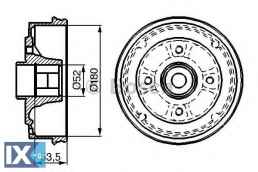 Ταμπούρο BOSCH 0986477112