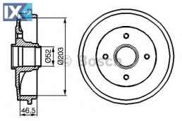 Ταμπούρο BOSCH 0986477127