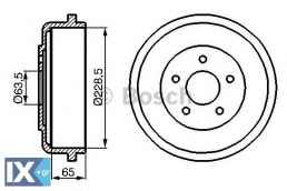 Ταμπούρο BOSCH 0986477129