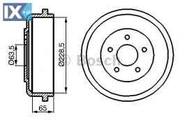 Ταμπούρο BOSCH 0986477129