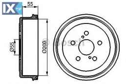 Ταμπούρο BOSCH 0986477139