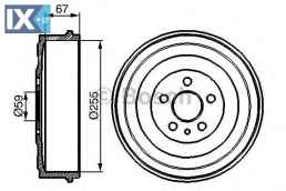 Ταμπούρο BOSCH 0986477144