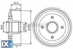 Ταμπούρο BOSCH 0986477153