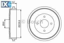 Ταμπούρο BOSCH 0986477158