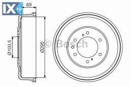 Ταμπούρο BOSCH 0986477165