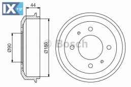 Ταμπούρο BOSCH 0986477181