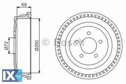 Ταμπούρο BOSCH 0986477185