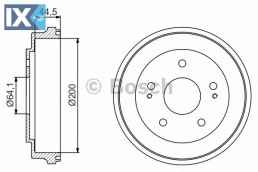 Ταμπούρο BOSCH 0986477209