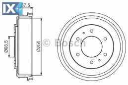 Ταμπούρο BOSCH 0986477220