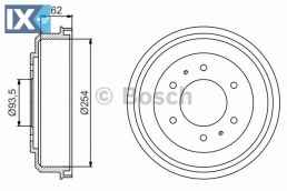 Ταμπούρο BOSCH 0986477237