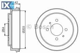 Ταμπούρο BOSCH 0986477246
