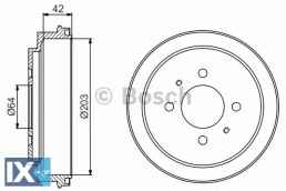 Ταμπούρο BOSCH 0986477246