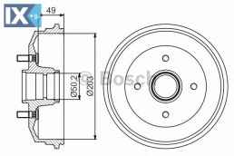 Ταμπούρο BOSCH 0986477259