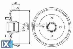 Ταμπούρο BOSCH 0986477259