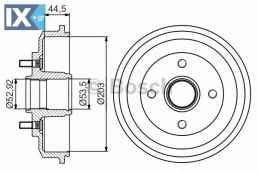 Ταμπούρο BOSCH 0986477266