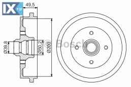 Ταμπούρο BOSCH 0986477267