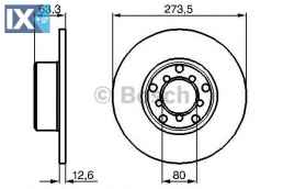 Δισκόπλακα BOSCH 0986478057