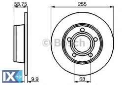 Δισκόπλακα BOSCH 0986478704