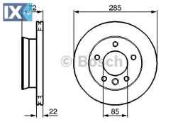 Δισκόπλακα BOSCH 0986479212