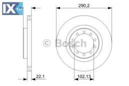 Δισκόπλακα BOSCH 0986479343