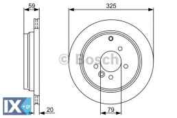 Δισκόπλακα BOSCH 0986479375