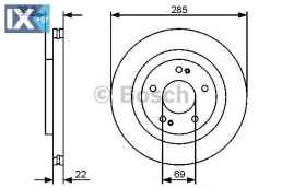 Δισκόπλακα BOSCH 0986479470