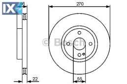 Δισκόπλακα BOSCH 0986479472